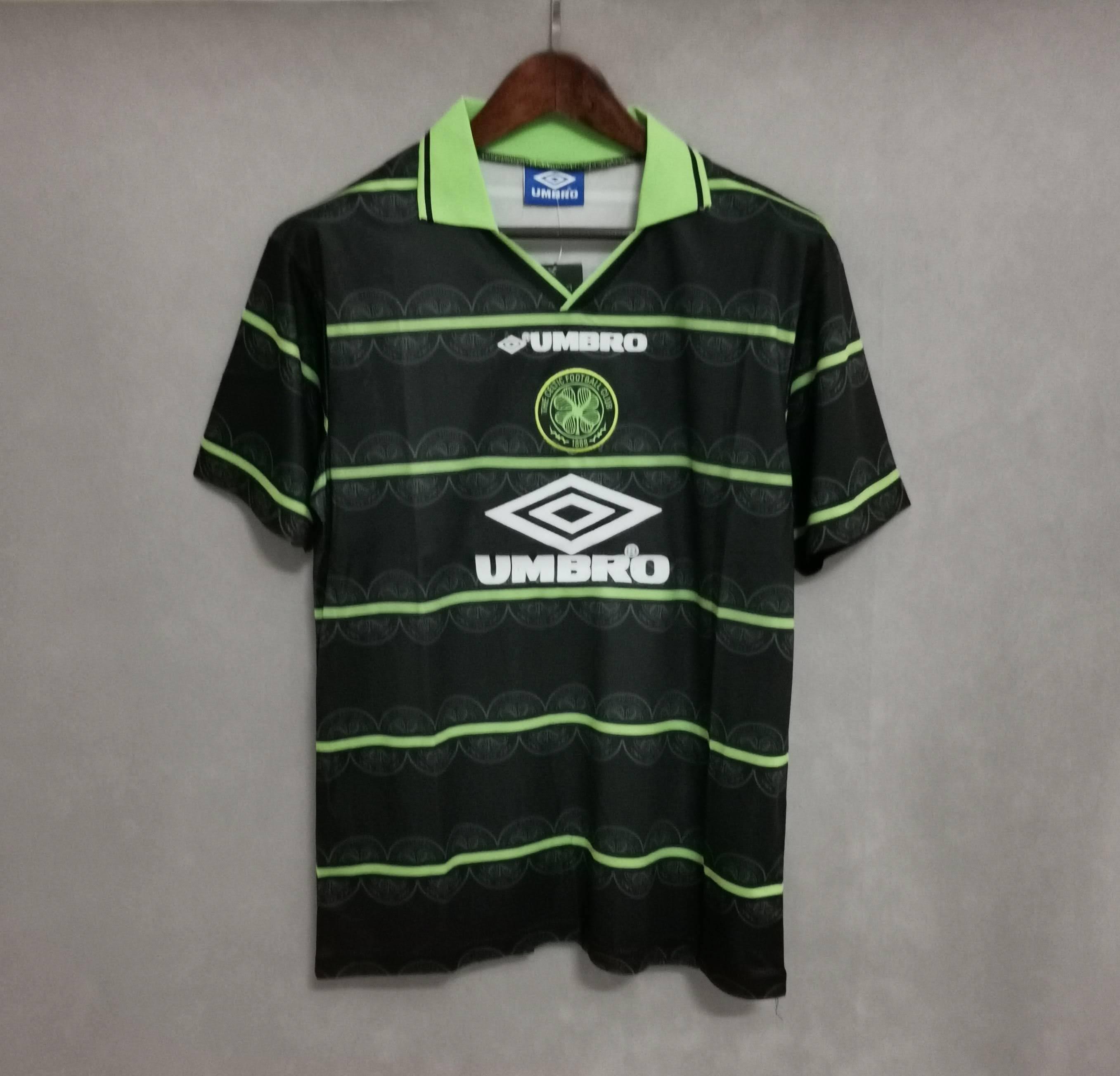 CELTIC AWAY 1998 LARSSON MAN (RETRO)