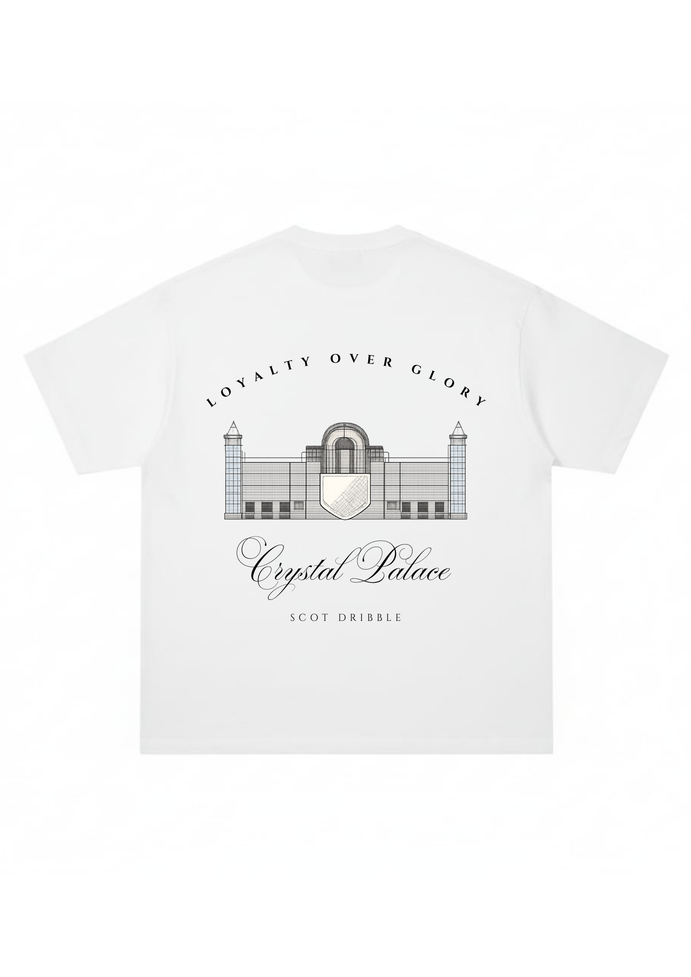 Crystal Palace FC: 'Loyalty Over Glory' White (Oversized)