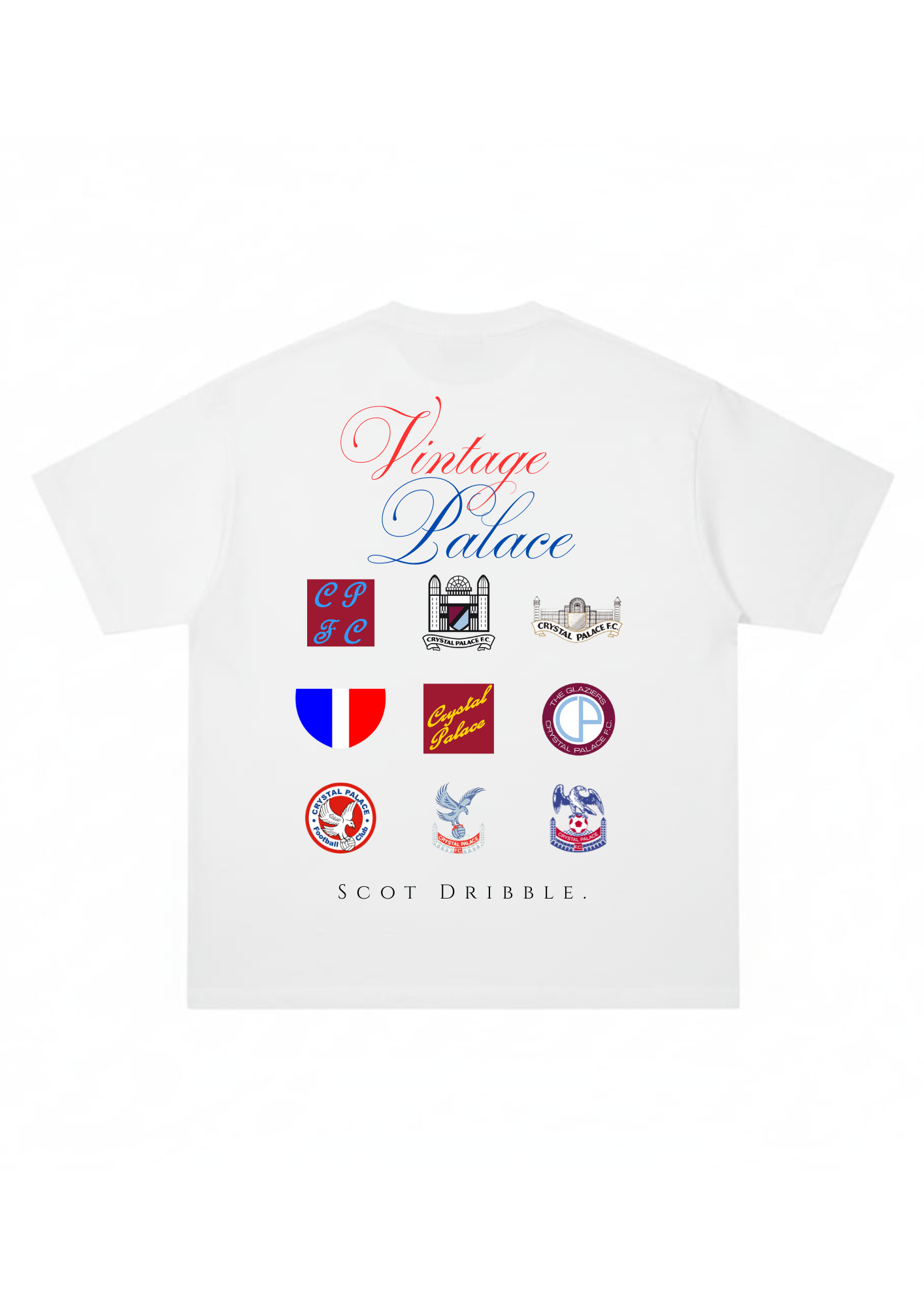 Crystal Palace FC: 'Vintage Palace' White (Oversized)