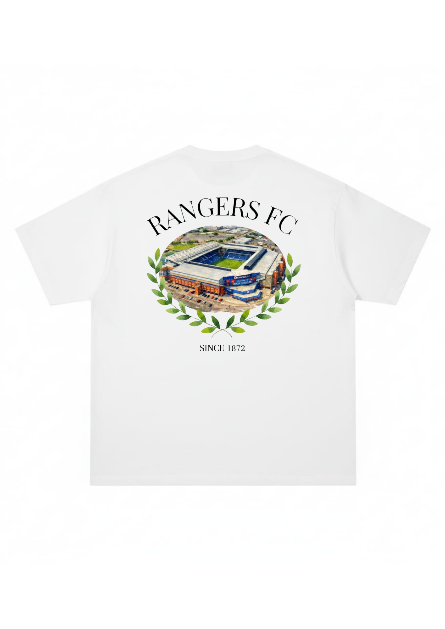 The Rangers FC "Ibrox: Since 1872" White (Oversized)