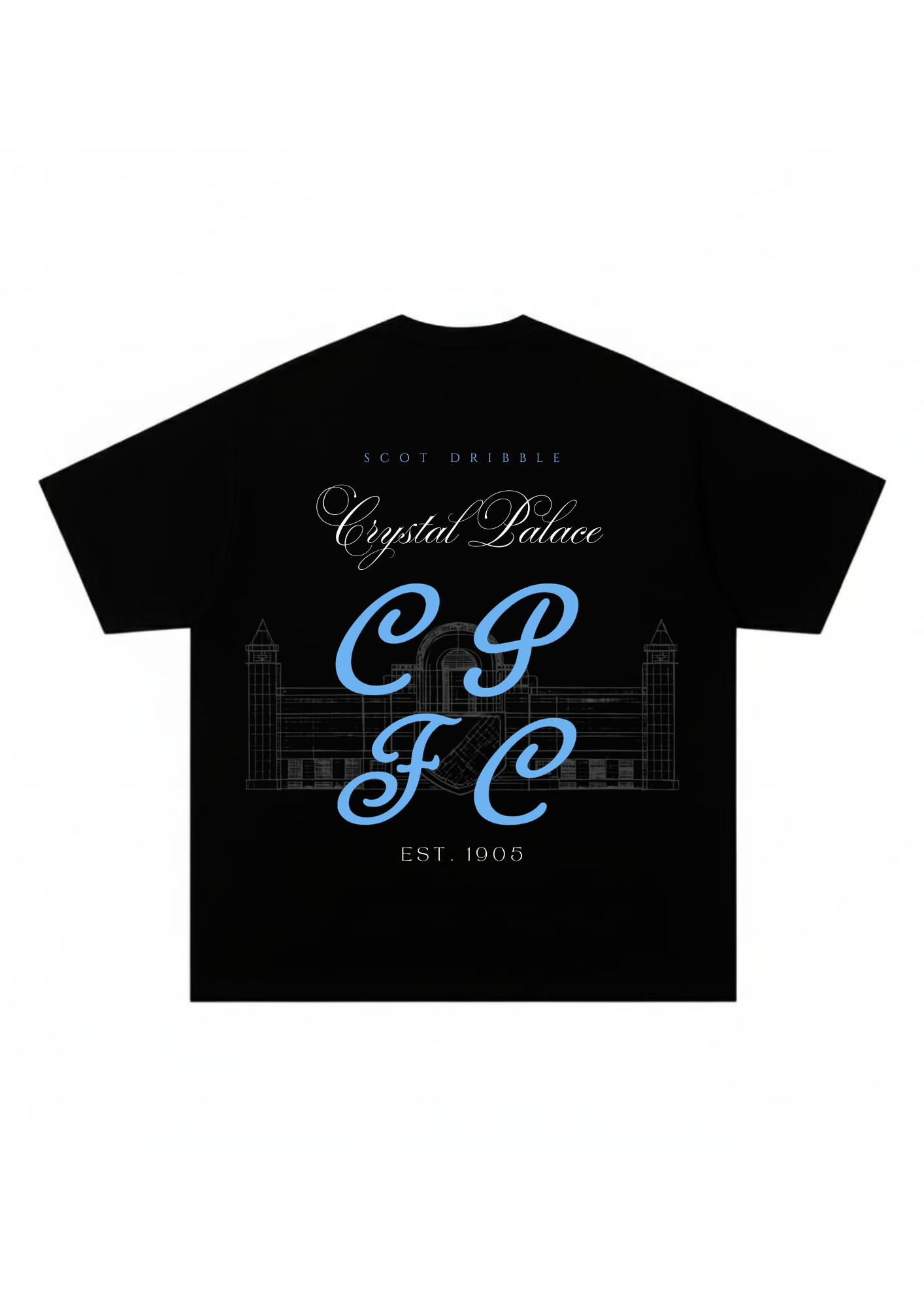 Crystal Palace FC: 'CPFC 1905' Black (Oversized)