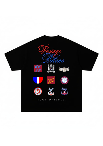 Crystal Palace FC: 'Vintage Palace' Black (Oversized)
