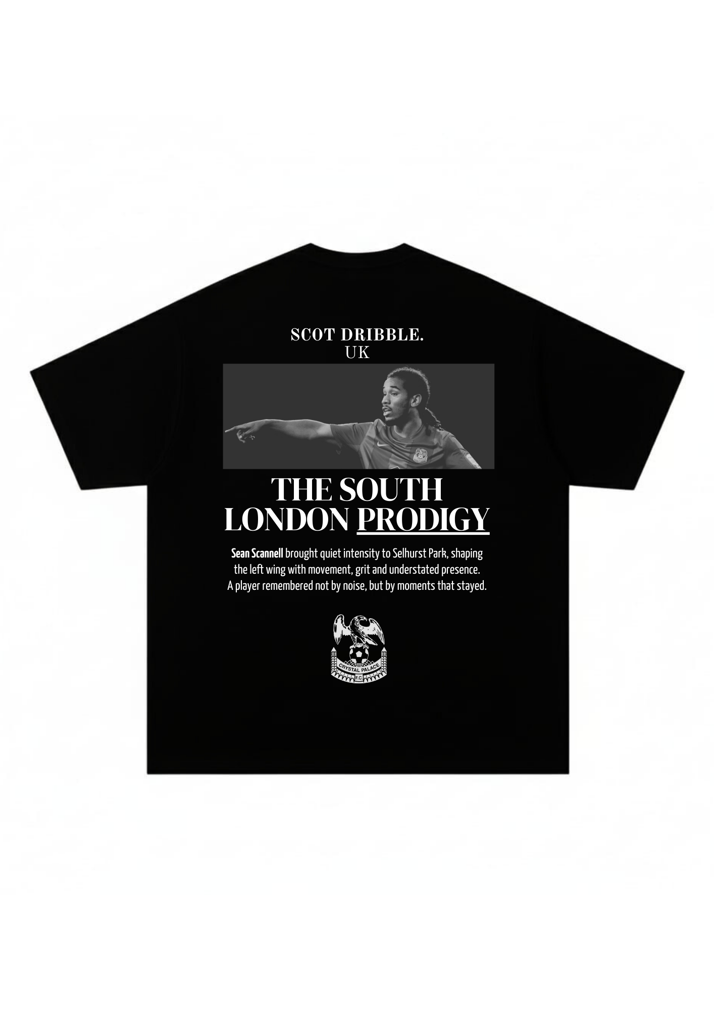 Crystal Palace FC: 'Sean Scannell - Limited Edition' Black (Oversized)